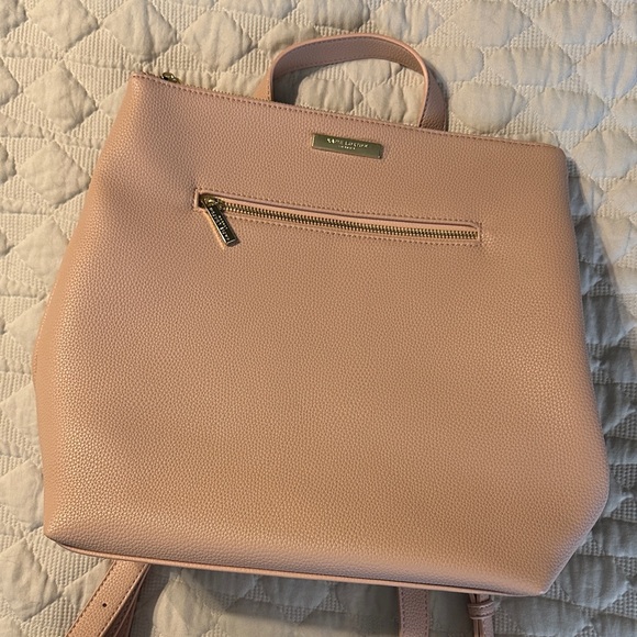 Kate Spade Pink Pebbled Leather Backpack